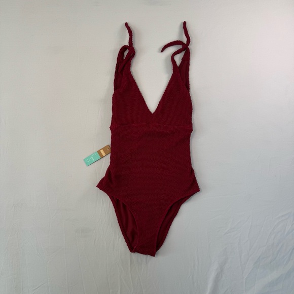 Seea Kirra One Piece Swimsuit XS Red - Picture 3 of 9